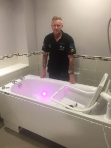 Care Home Bath Install
