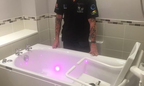 Care Home Bath Install