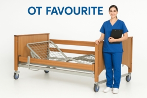 Featured product for occupational therapy equipment needs. The Lomond low profile bed.