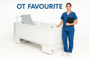 occupational therapy equipment recommendation for assisted bathing. Excel 600 series bath.