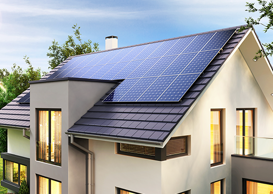 Solar Panel system installed on a home by BGP Electrical.