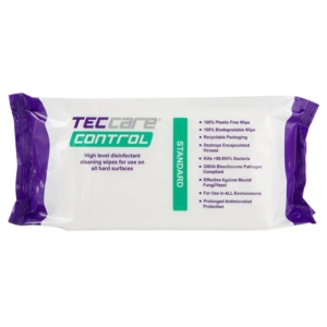 TecCare Control Disinfectant Wipes – 90 Alcohol-Free Surface Wipes