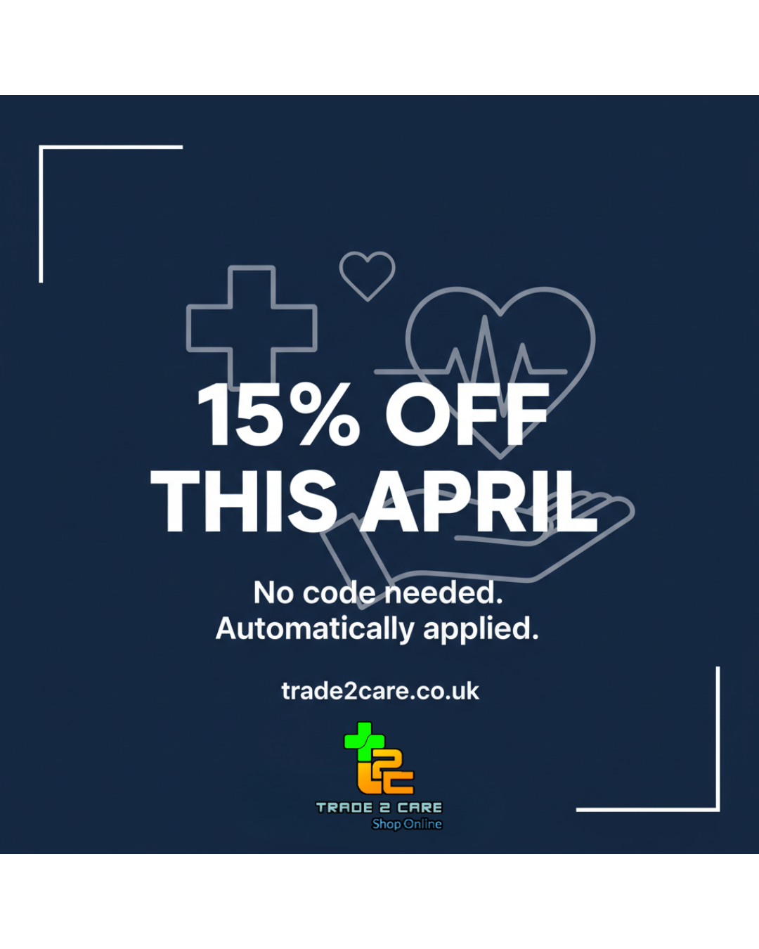 Trade2Care April 2026 care home equipment discount
